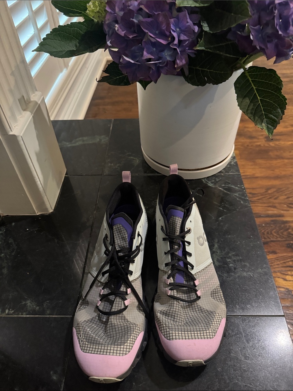 Women’s Pink and Purple Lightweight Athletic Trail Shoes barely used